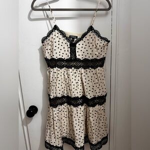 Express Medium Polka Dot Dress